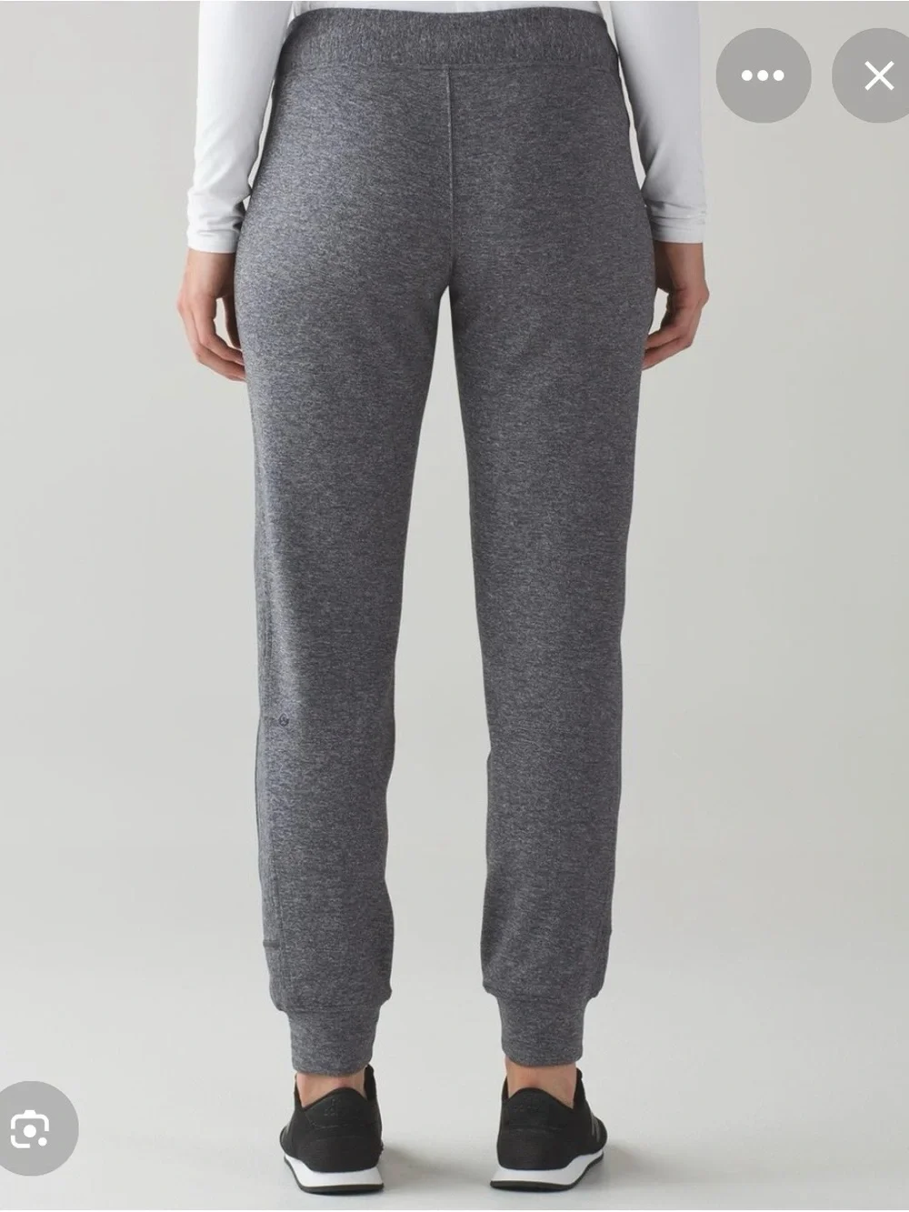 Lululemon Ready To Rulu Pant 29 Heathered Black White Joggers Sweatpants Size 8